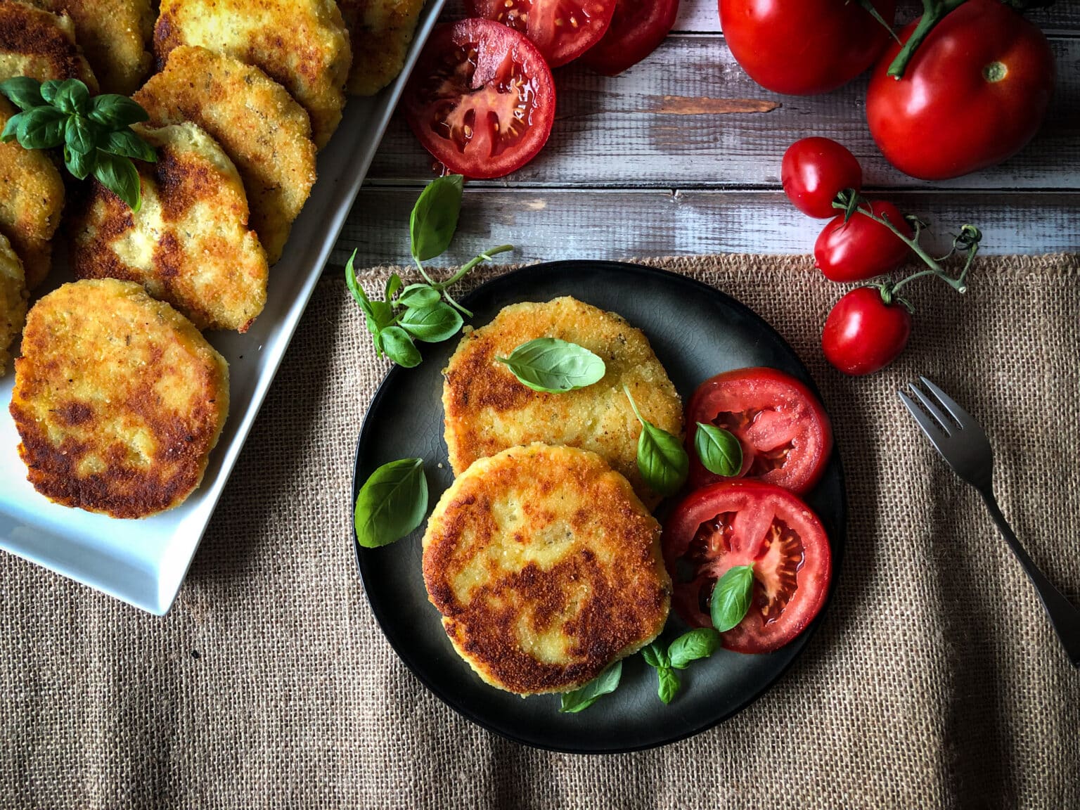 Italienische Kartoffel Taler - Sparflämmchen