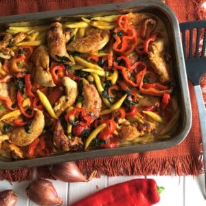 Schupfnudeln Ofenrezept mit Hähnchen