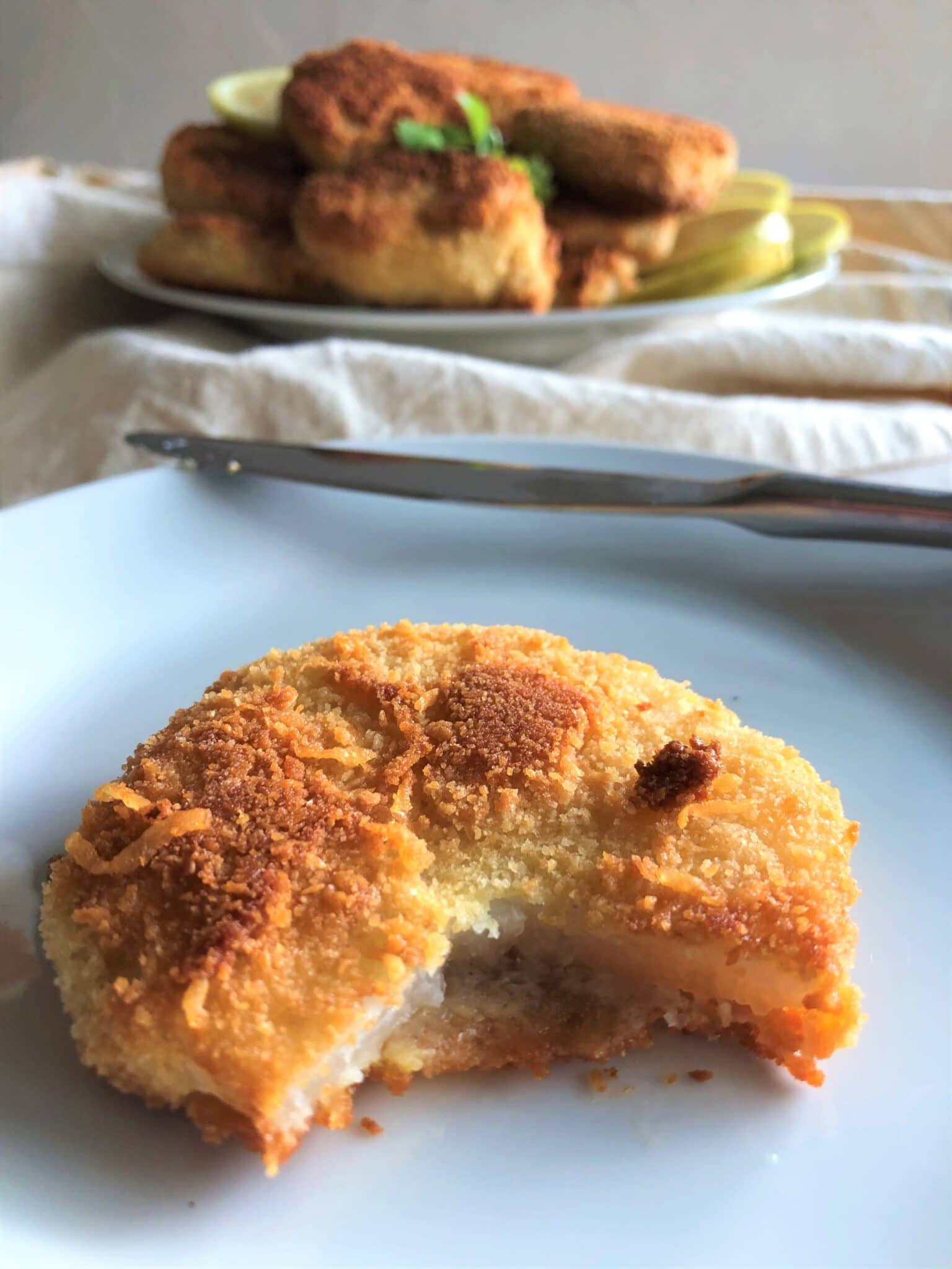 Kohlrabi Parmesan Schnitzel - Sparflämmchen