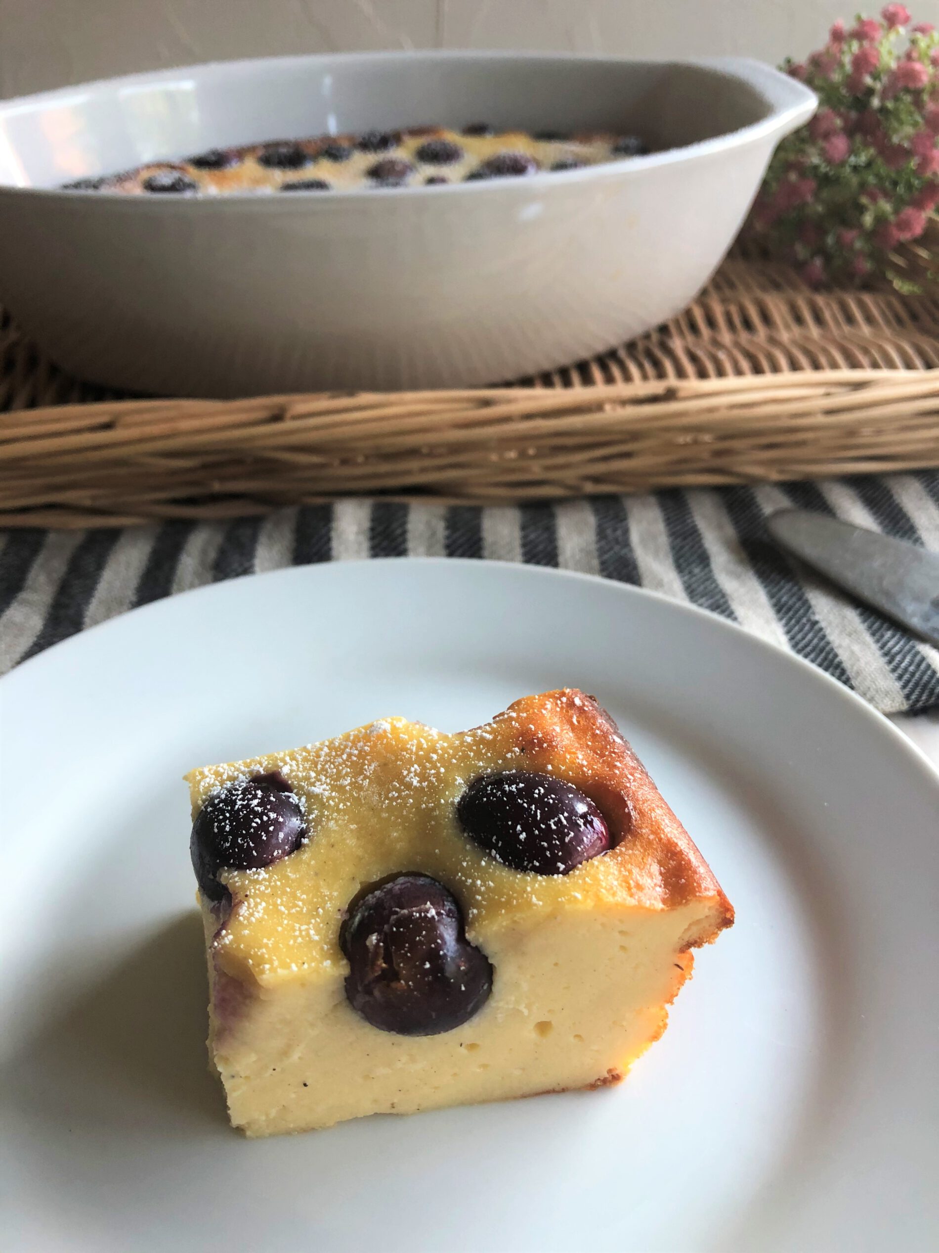 Schneller Quarkkuchen mit Trauben - Sparflämmchen