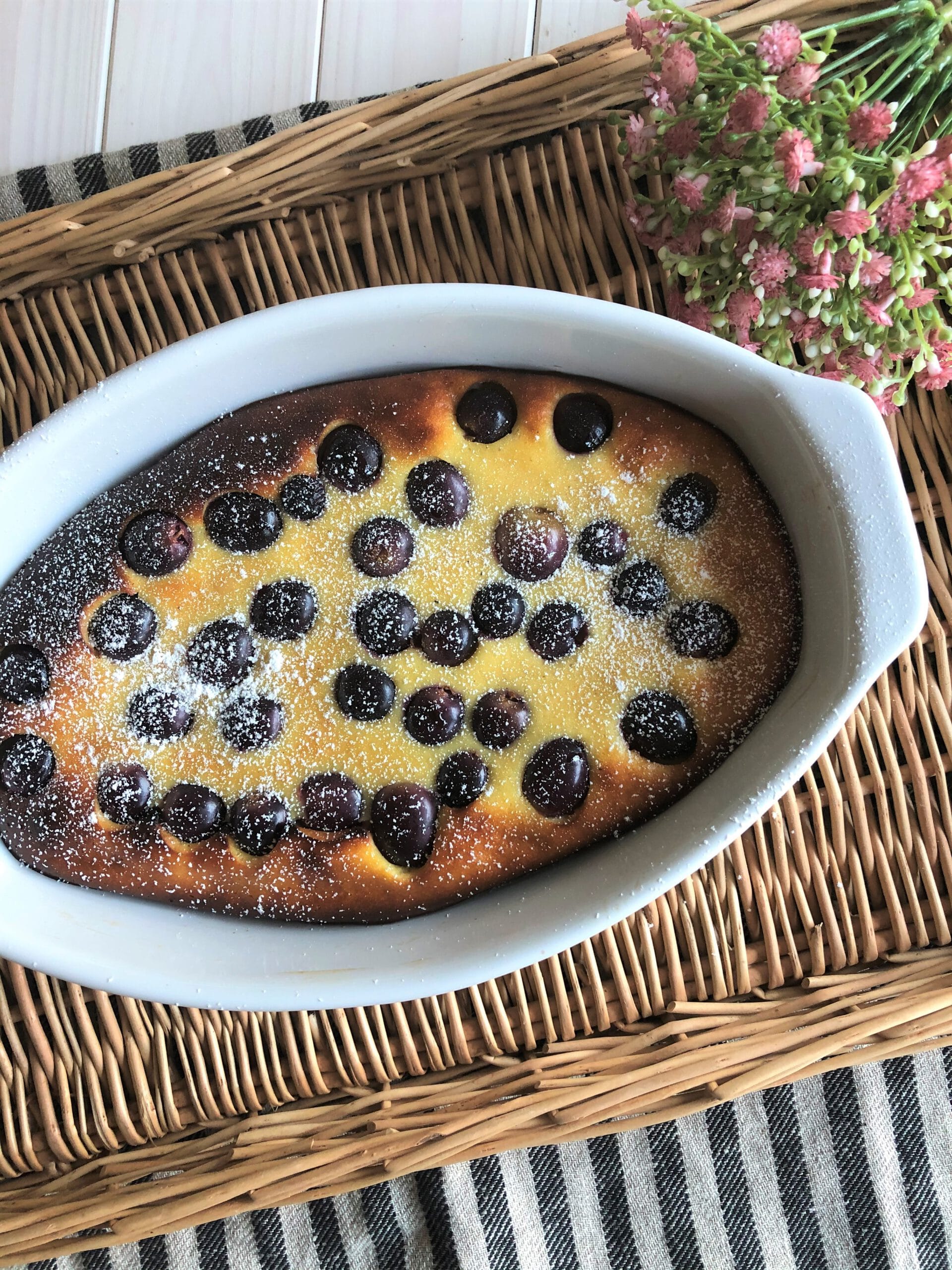 Schneller Quarkkuchen mit Trauben - Sparflämmchen