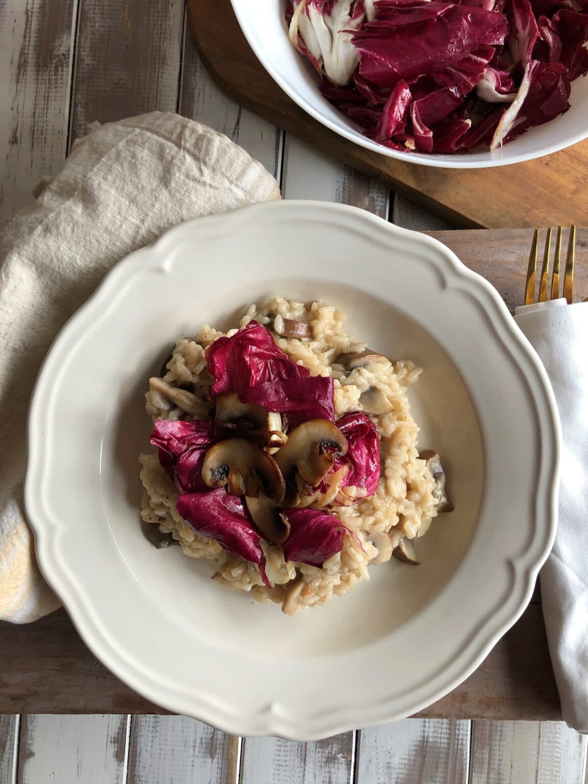 Champignon Risotto - Sparflämmchen Reisgerichte