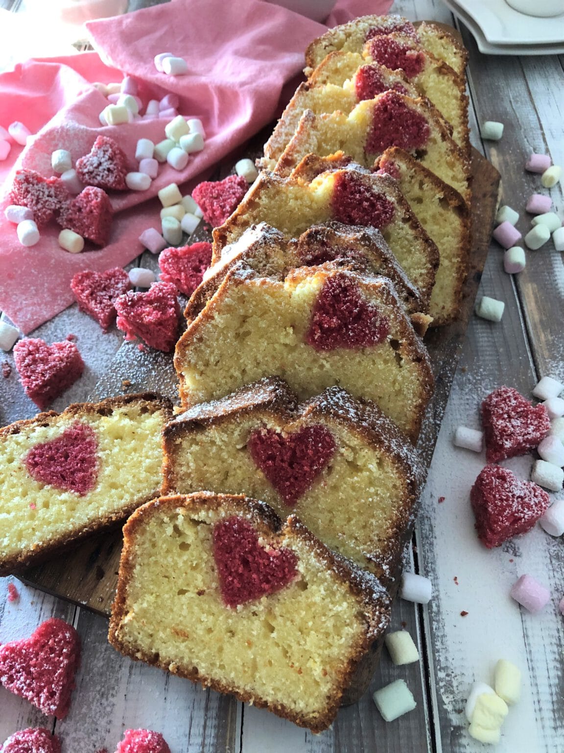 Herzkuchen - Sparflämmchen Herzkuchen Kuchen