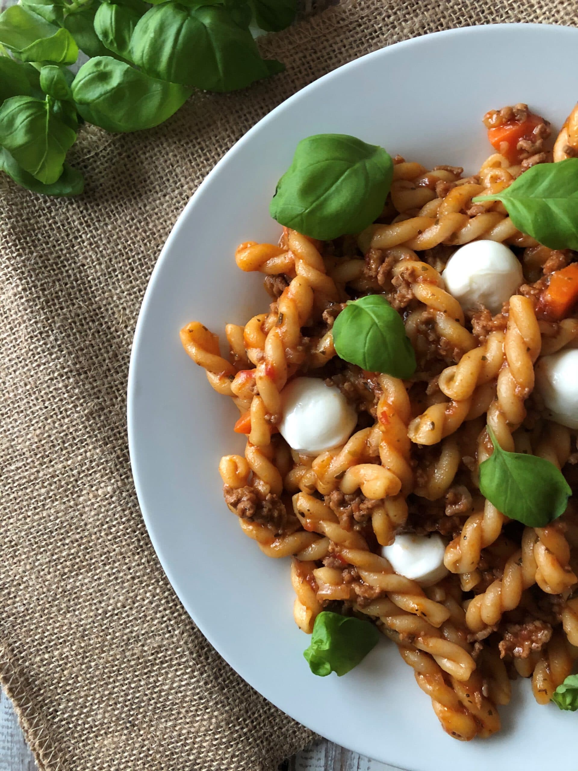 One Pot Pasta Bolognese Sparflämmchen One Pot Gerichte