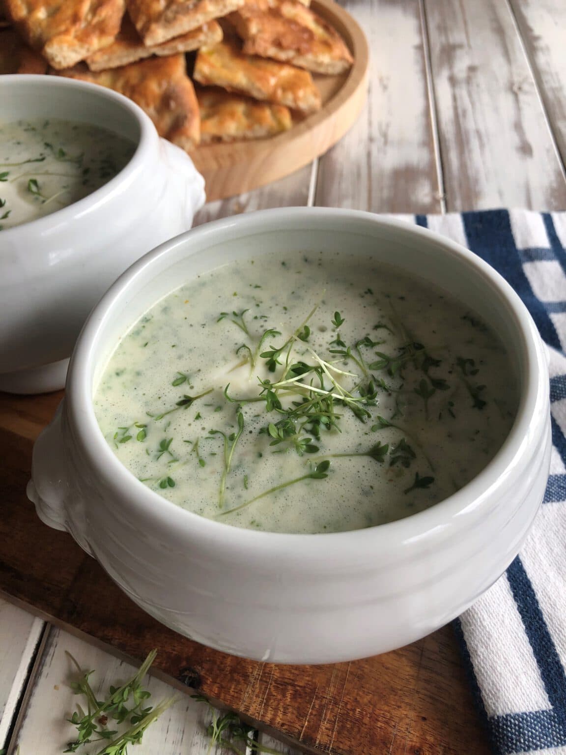 Kressesuppe - Sparflämmchen Kressesuppe Suppen Kressesuppe