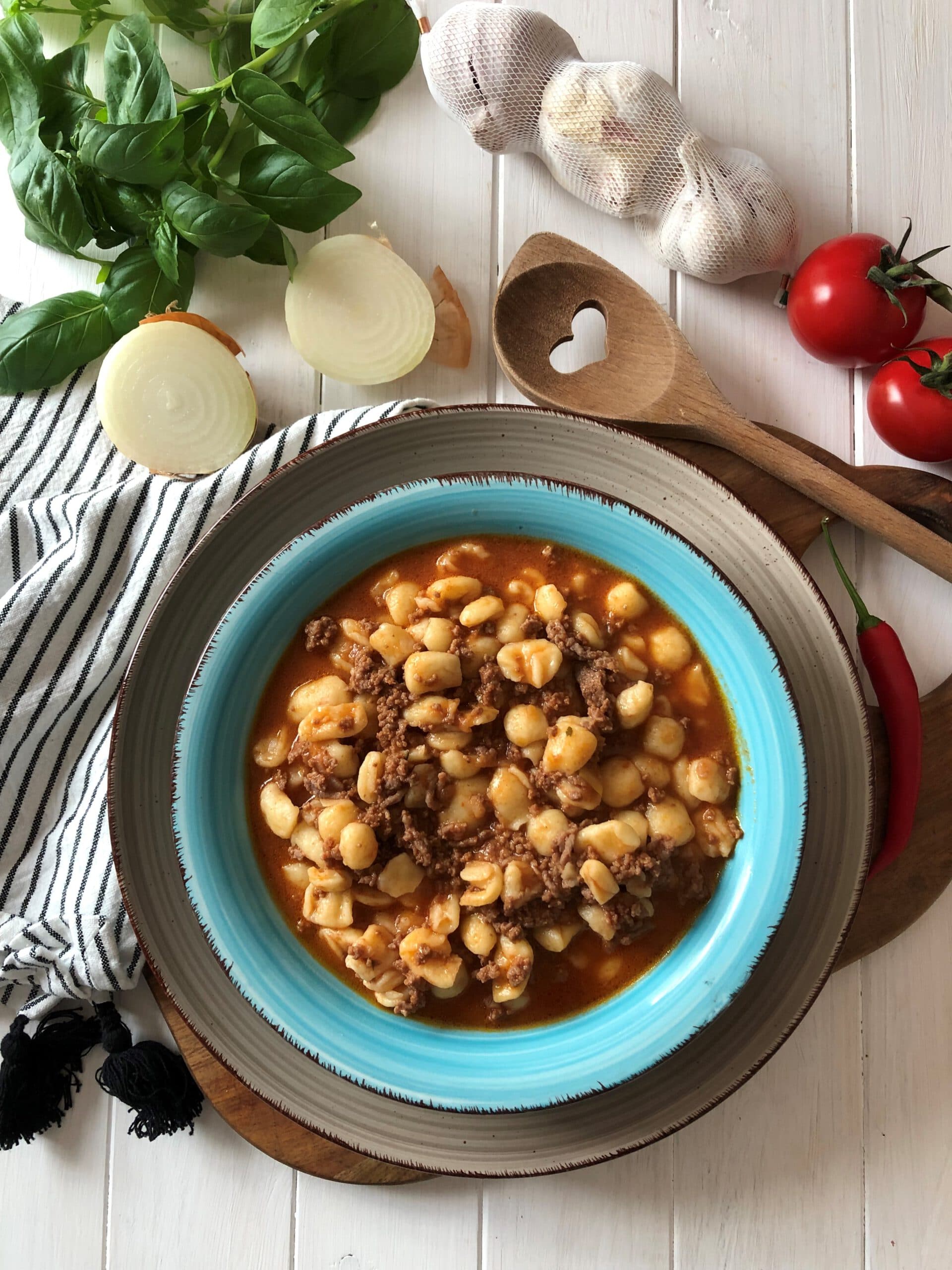 Spicy Spätzle-Hack-Eintopf - Sparflämmchen Spicy Spätzle-Hack-Eintopf