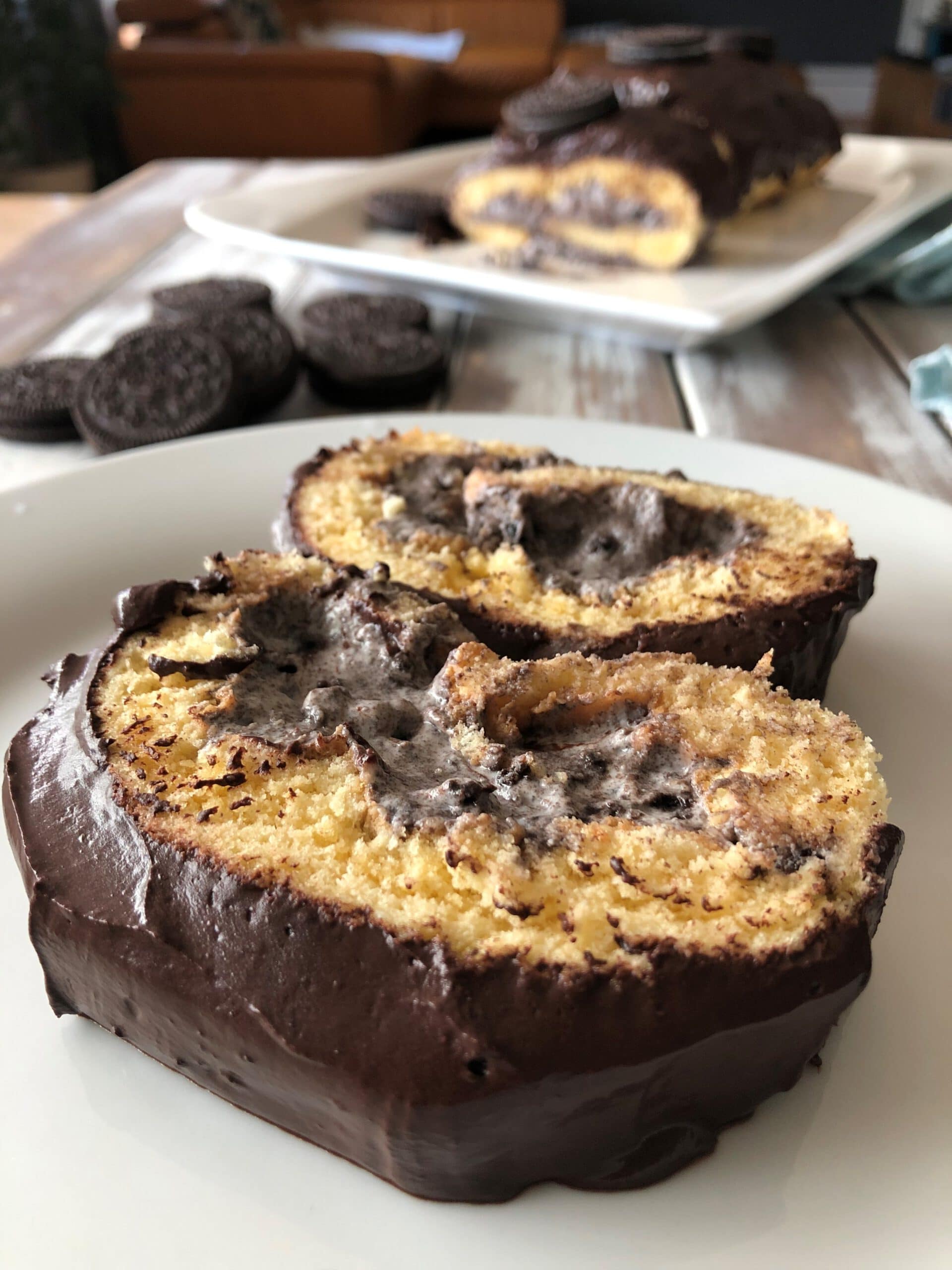 Oreo Rolle Oreo-Rolle - Sparflämmchen Kuchen Oreo-Rolle