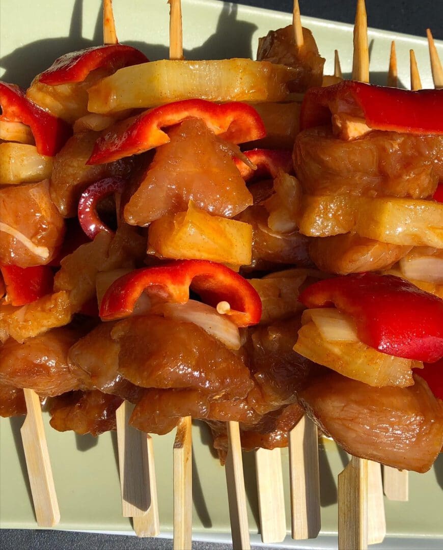 Putenspieße Hawaii - Sparflämmchen Putenspieße Hawaii