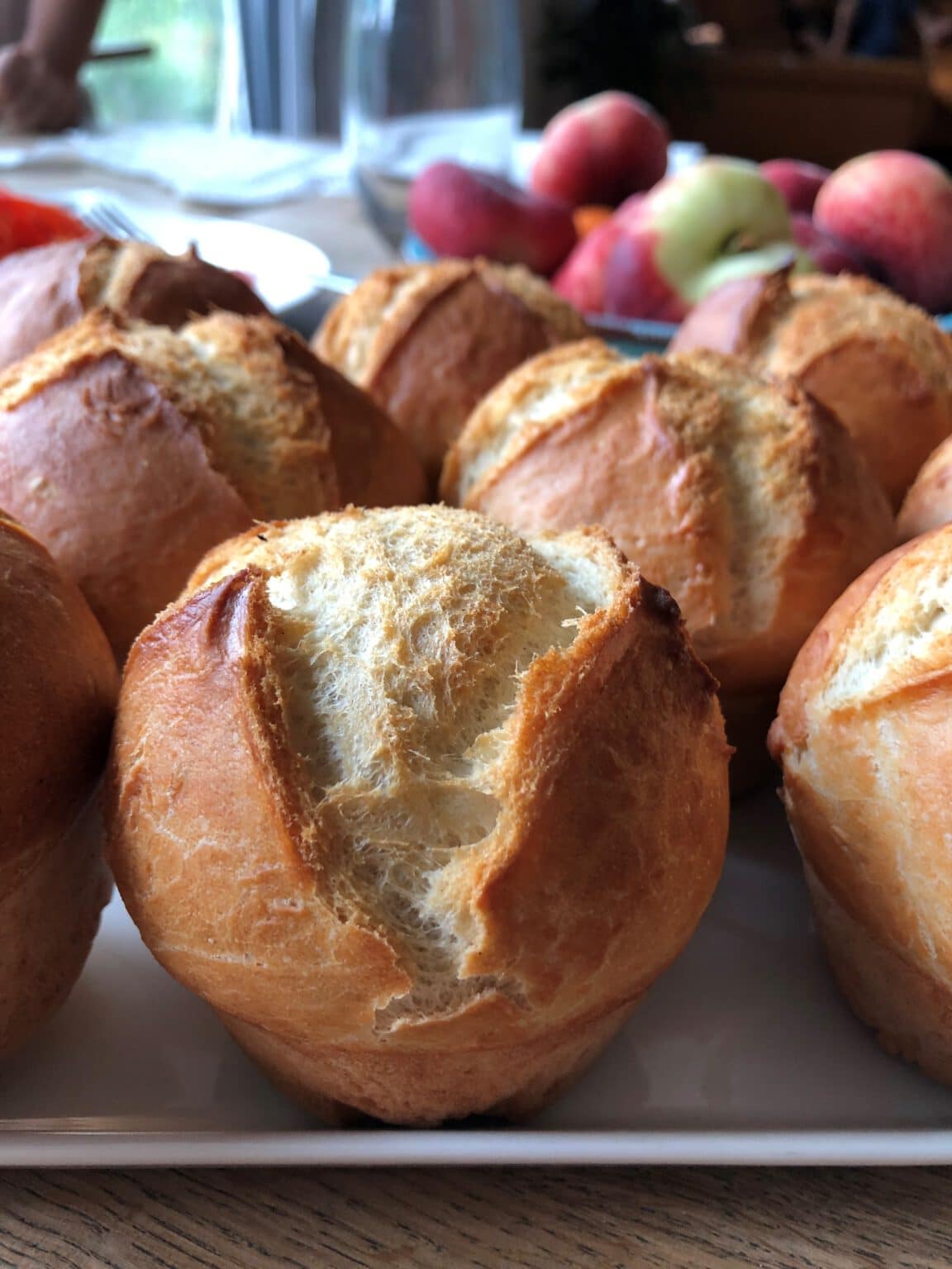 Sonntagsbrötchen vom Muffinblech - Sparflämmchen Sonntagsbrötchen vom Muffinblech - Sparflämmchen