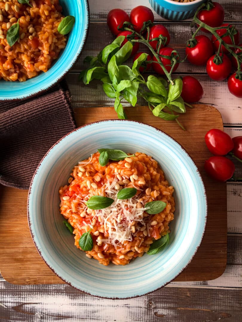 Tomaten Risotto - Sparflämmchen Tomaten Risotto