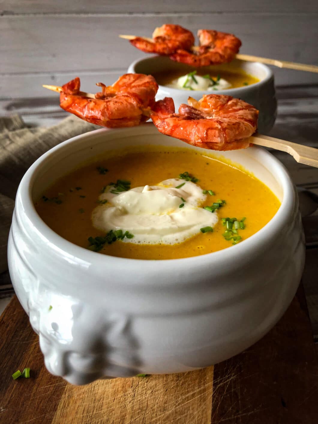 Karottensuppe mit Kokosmilch - Sparflämmchen