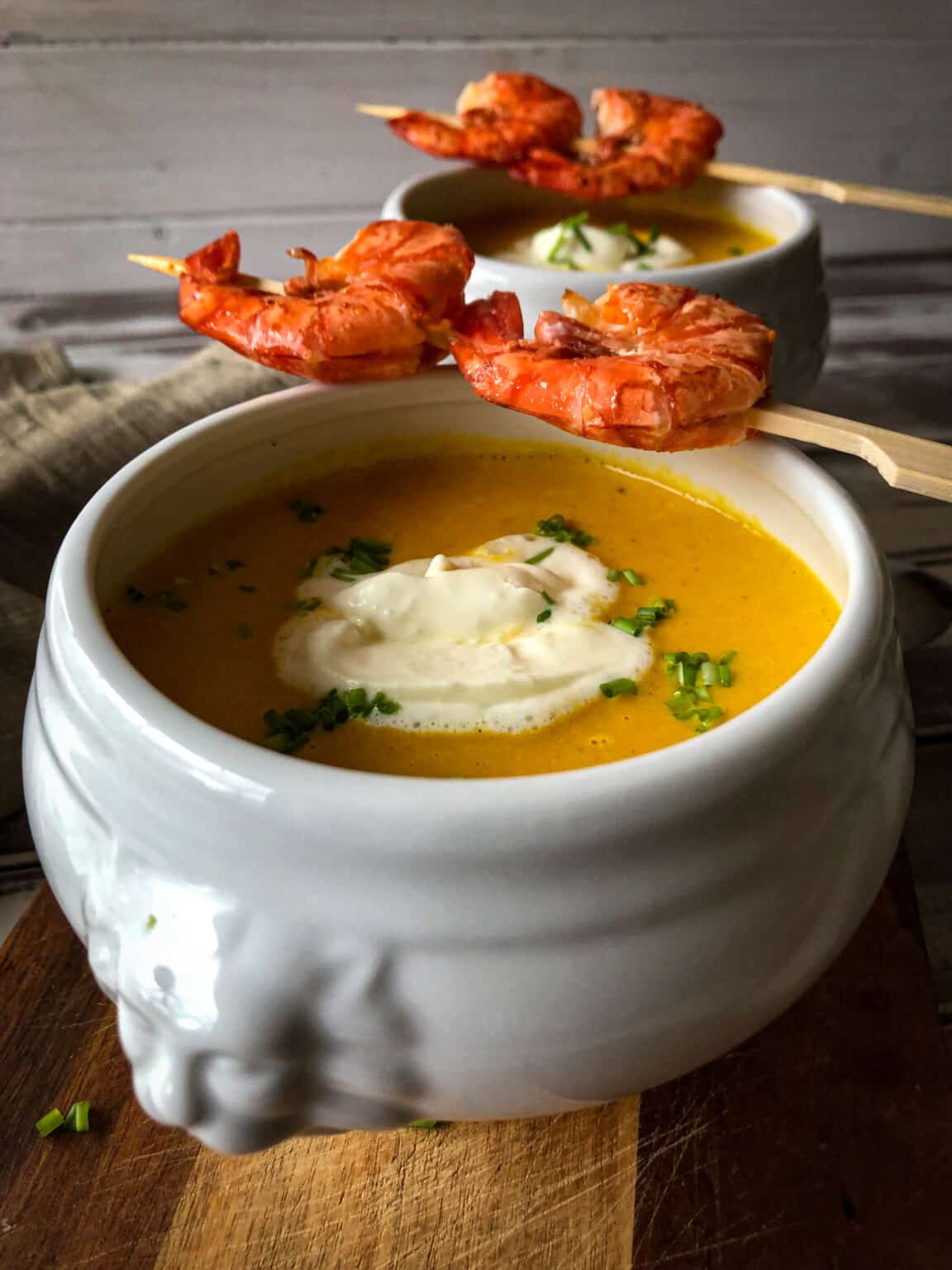 Karottensuppe mit Kokosmilch - Sparflämmchen
