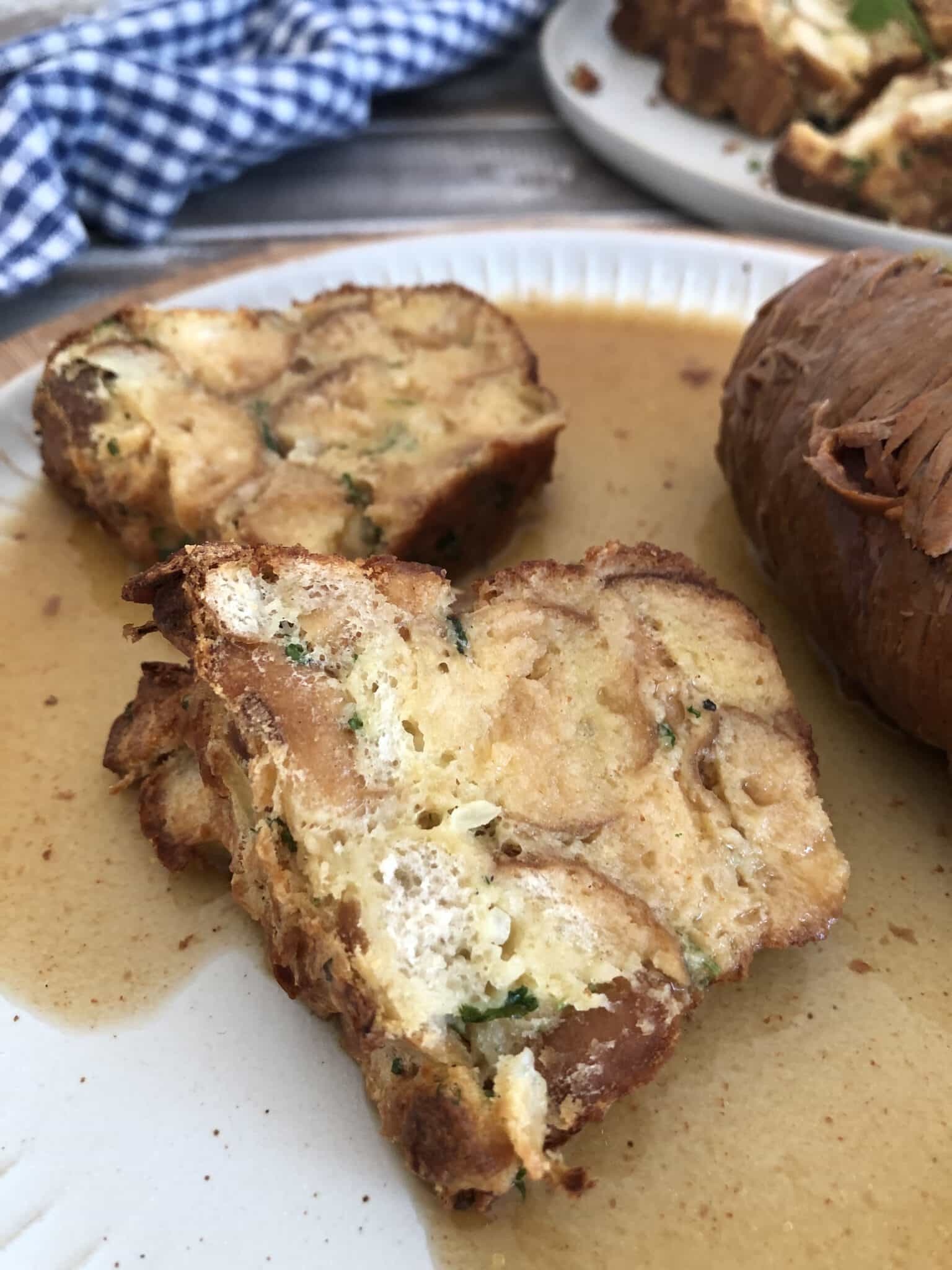 Brezenknödel aus dem Ofen - Sparflämmchen Resterezepte