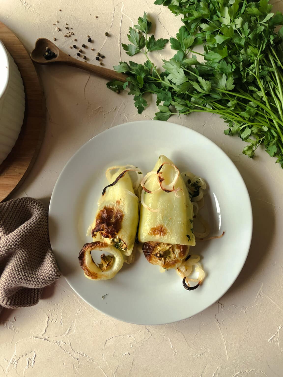 Ofenpaprika mit Feta - Sparflämmchen Ofenpaprika mit Feta - Sparflämmchen