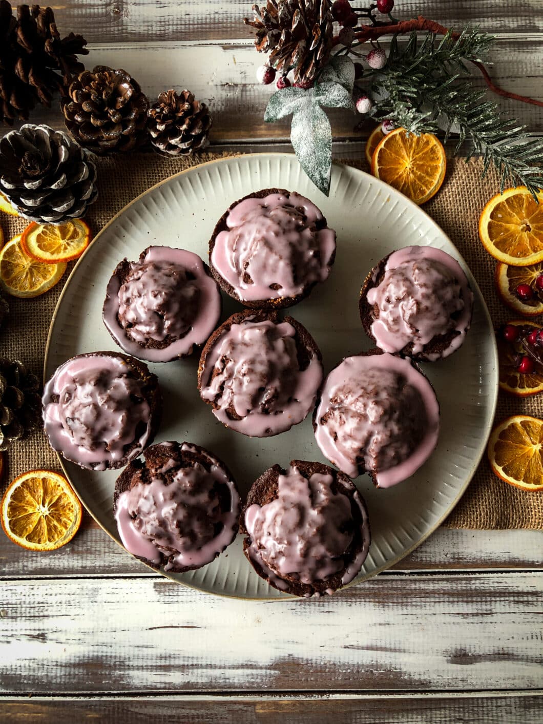 Glühwein Schokoladen Muffins - Sparflämmchen Glühwein Schokoladen Muffins - Sparflämmchen