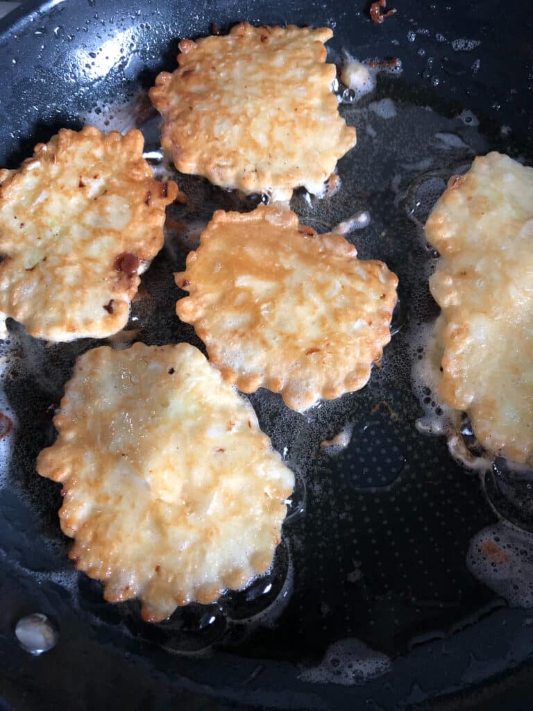 Fritters mit Kohl