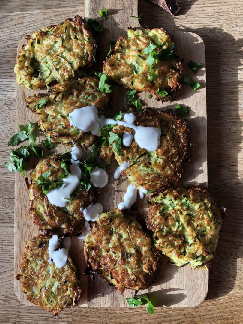 Zucchini Fritters Sparflämmchen Zucchini Fritters