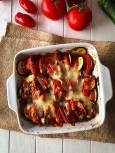 Zucchini Tomaten Gratin