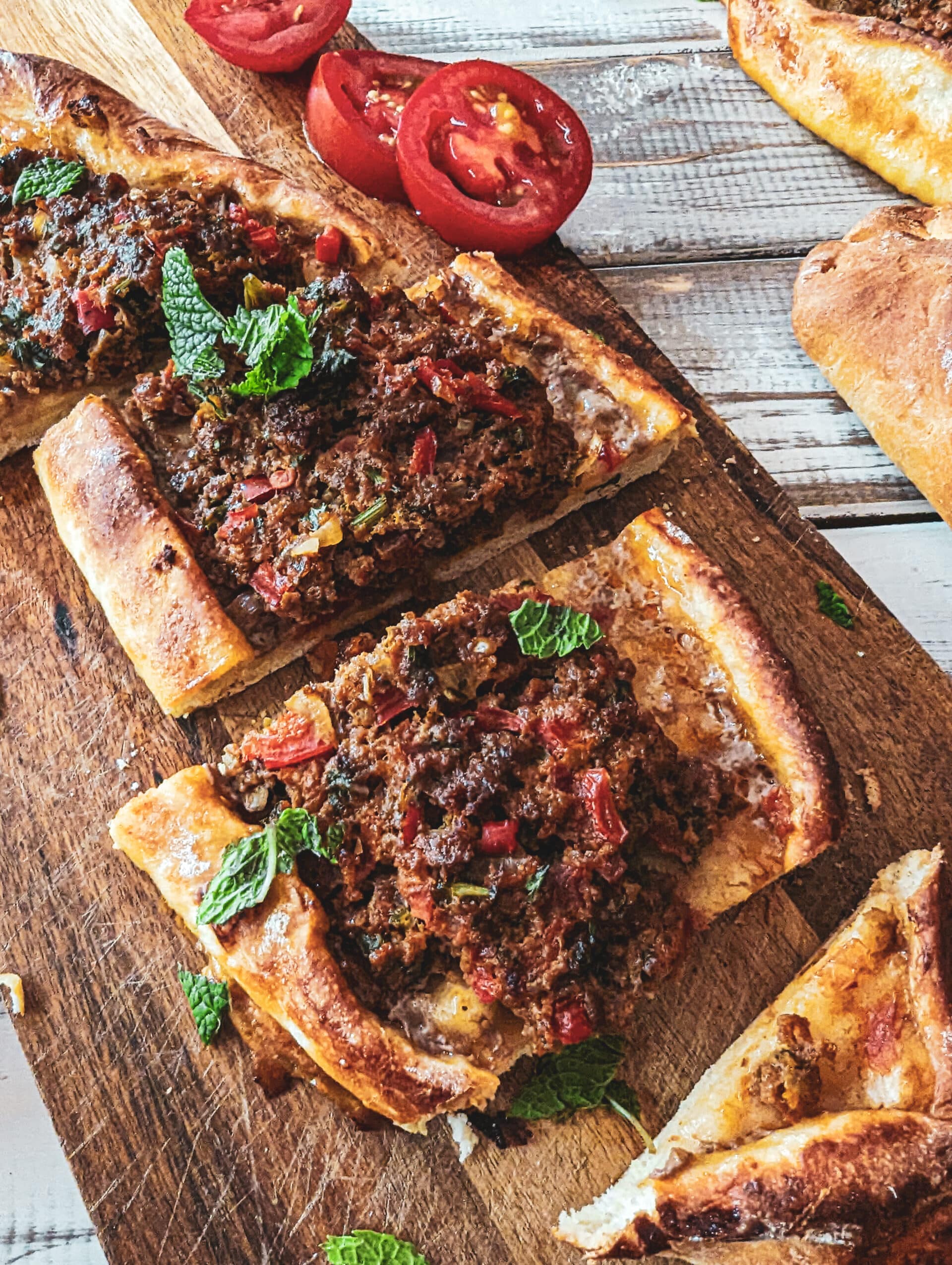 Pide mit Hackfleisch - Sparflämmchen Pide mit Hackfleisch Sparflämmchen