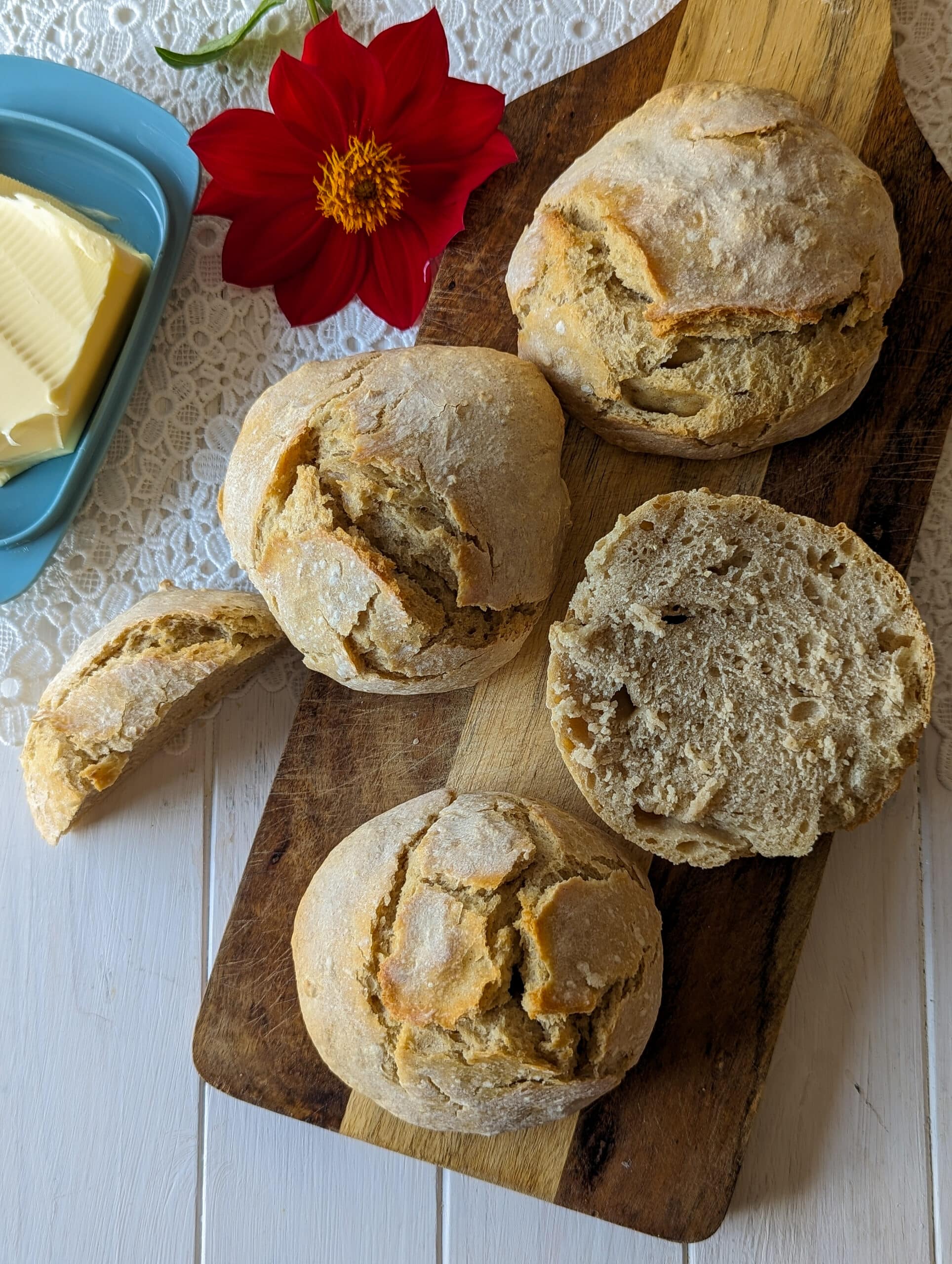Rustikale Frühstückssemmel - Sparflämmchen Rustikale Frühstückssemmel