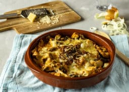 Maultaschen Gratin