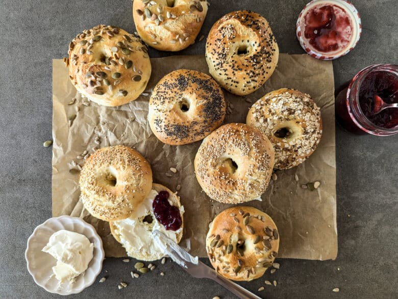 Bagels mit Sesam