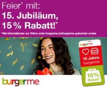 Burger Me Jubiläum