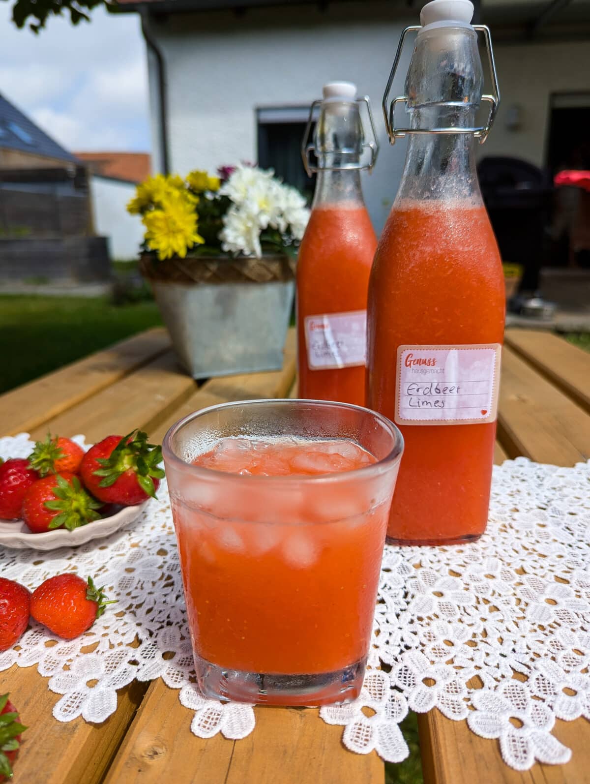 Erdbeer Limes - Sparflämmchen