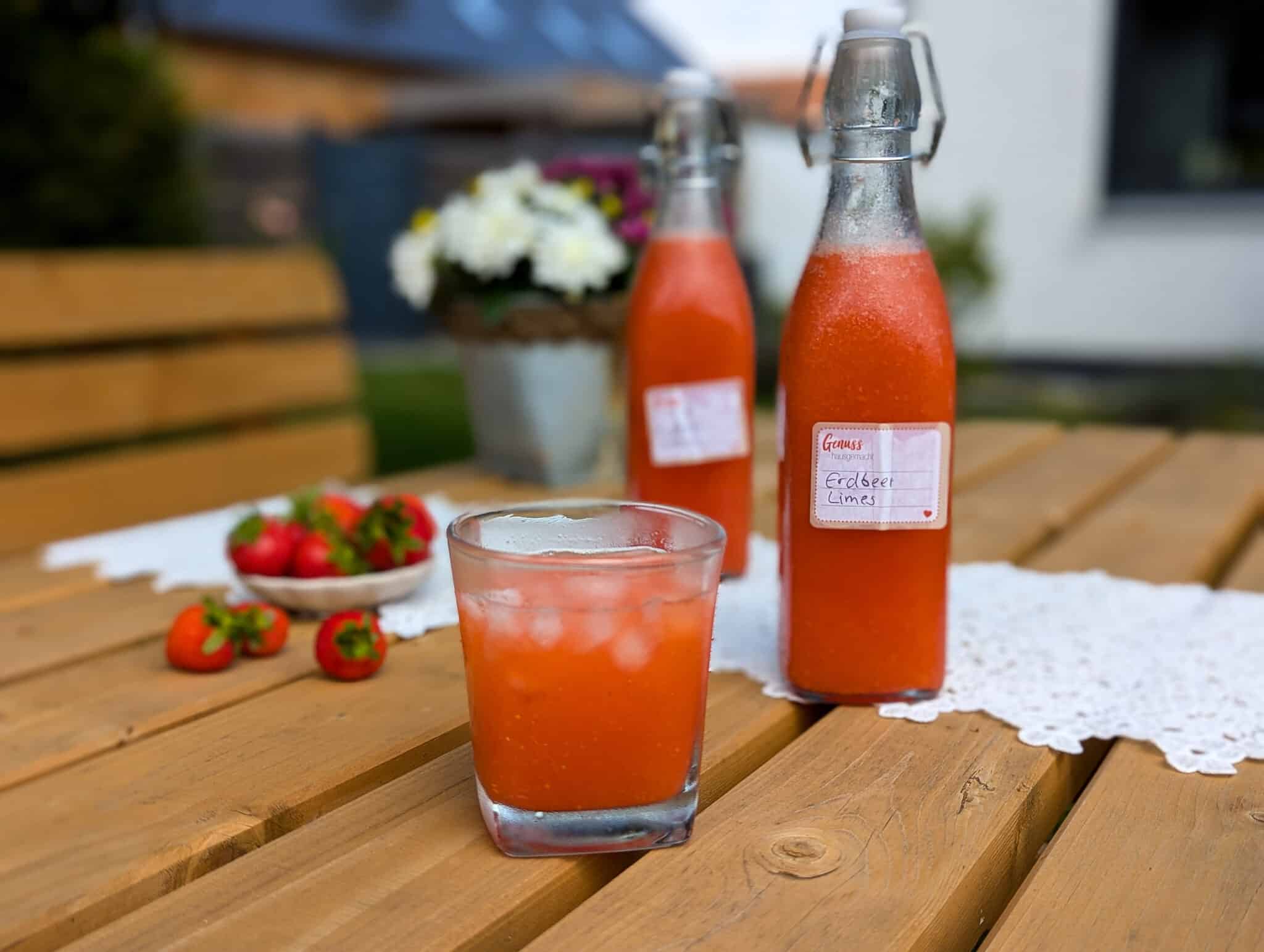 Erdbeer Limes - Sparflämmchen