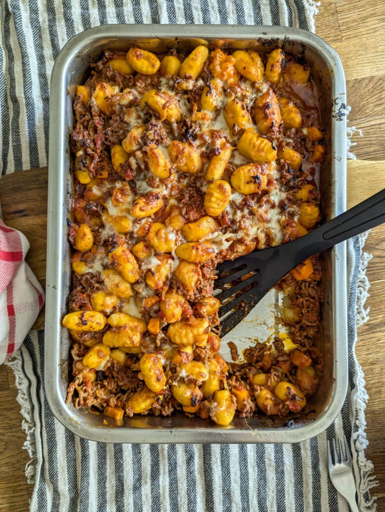 Gnocchi Hackfleisch Gratin