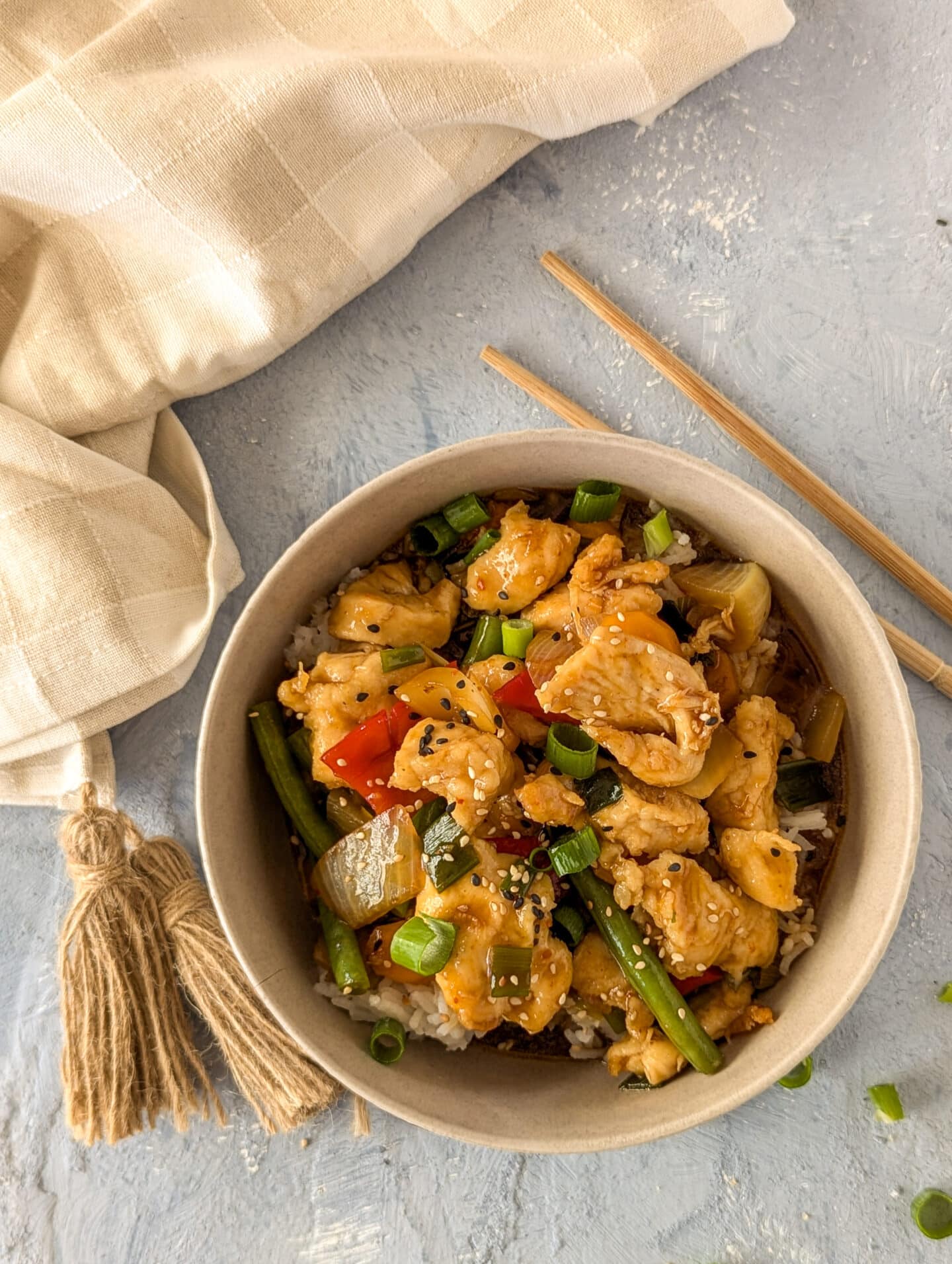 Hähnchen wie vom China Restaurant - Sparflämmchen