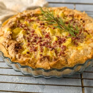 Kartoffel Quiche mit Filoteig