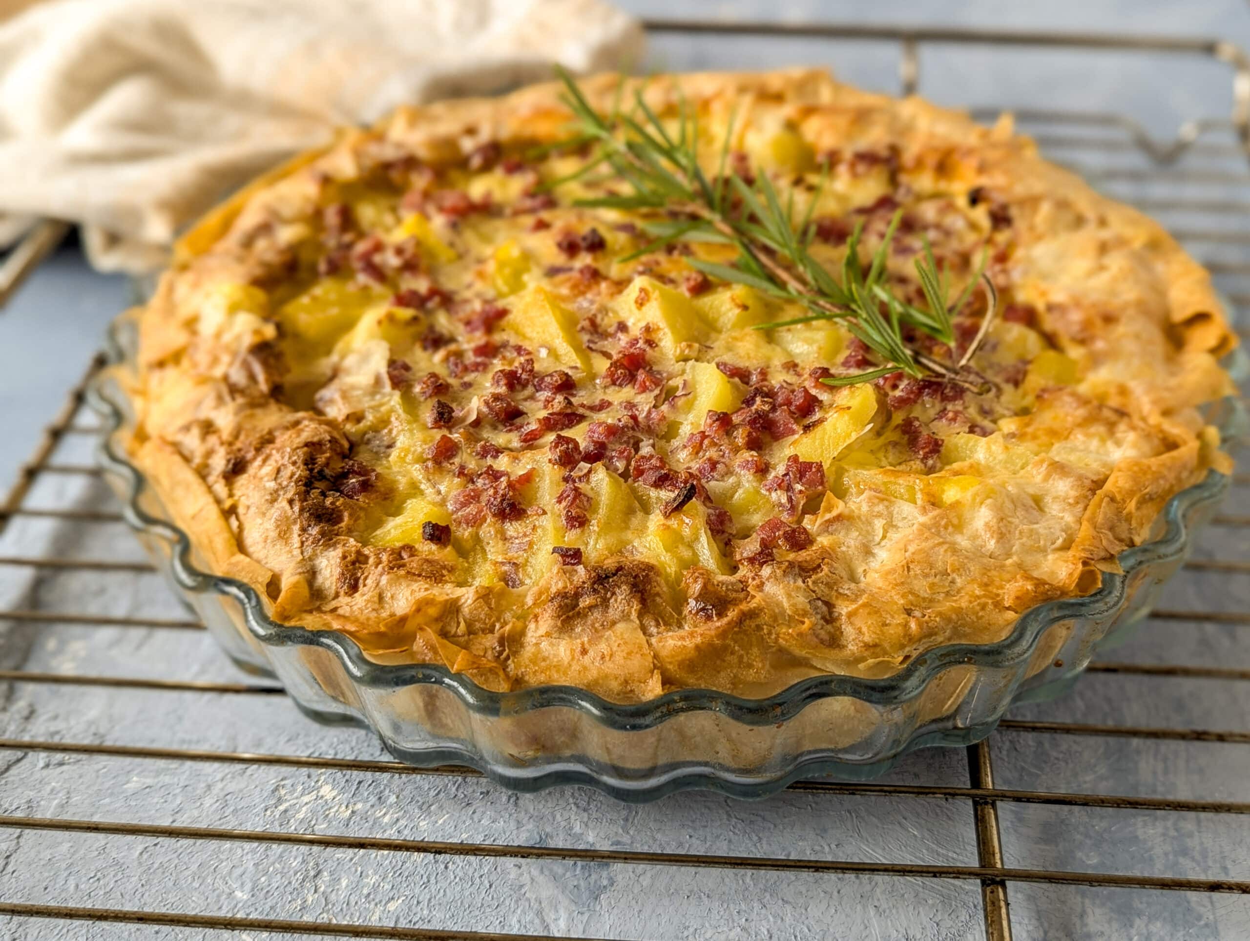 Kartoffel Quiche - Sparflämmchen