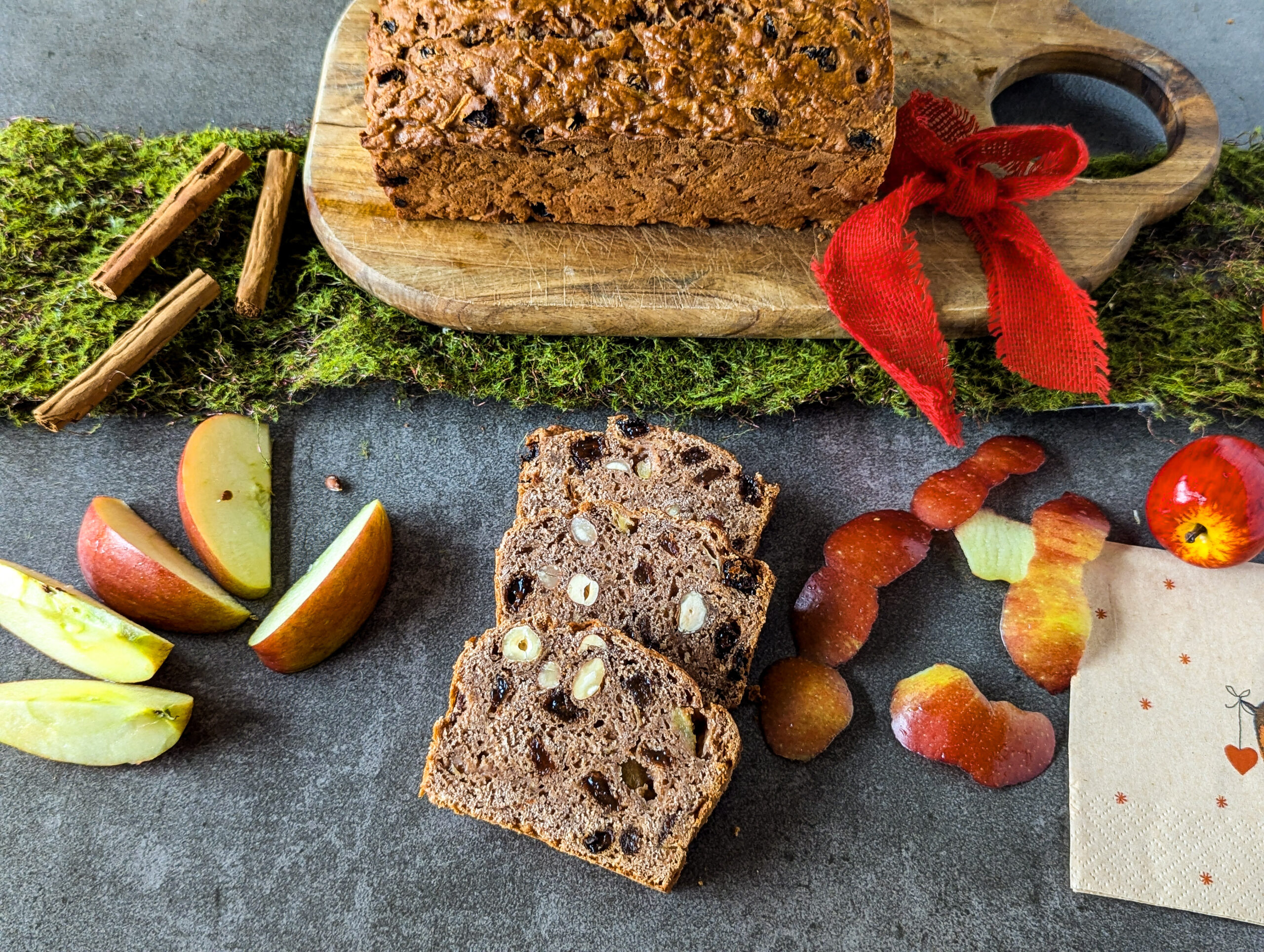 Apfelbrot - Sparflämmchen Apfelbrot - Sparflämmchen