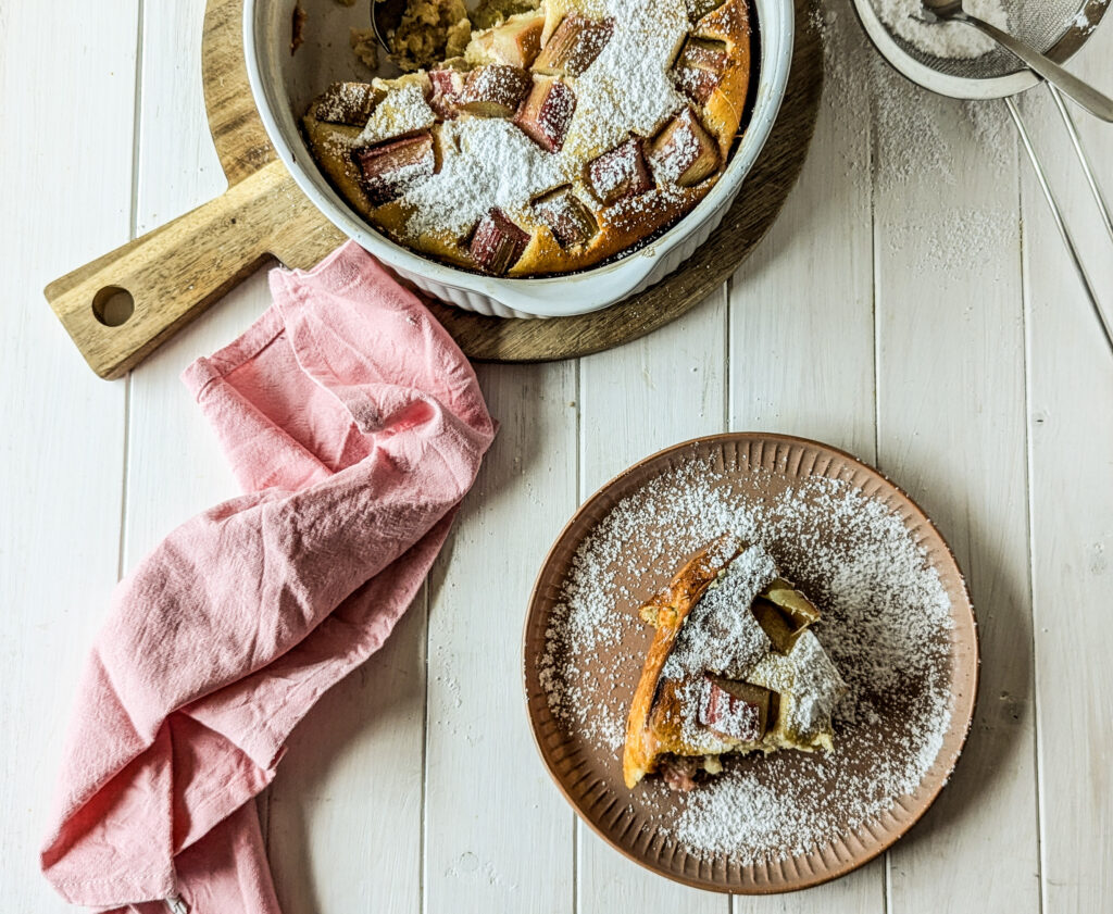 Preiswerter und fluffiger Quark-Grießauflauf. Rezept von Sparflämmchen